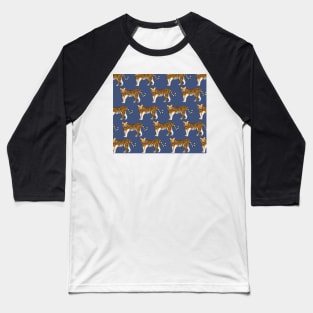 Amazing Tiger on navy Baseball T-Shirt